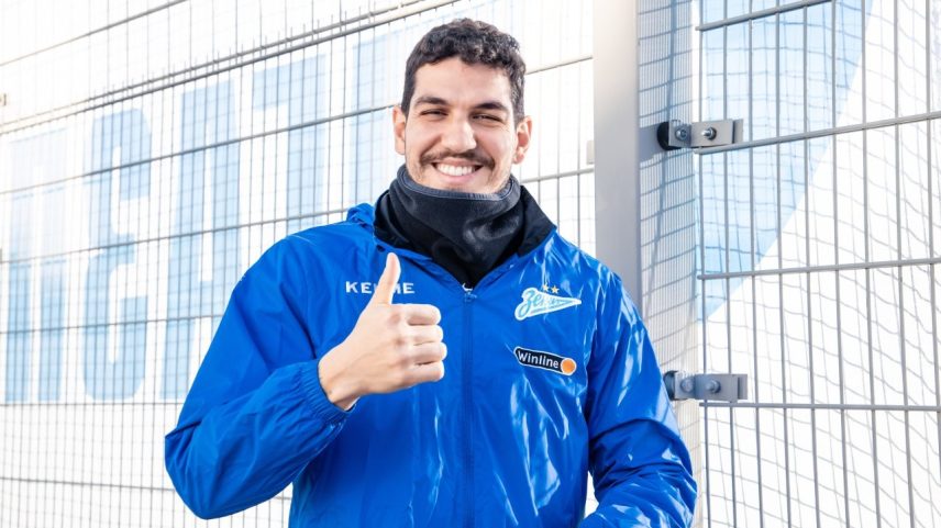 Nino em treino do Zenit — Foto: Divulgação/Zenit