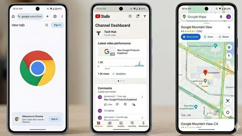 Aplicativos de navegação, mapa e produção de vídeo do Google terão IA integrada — Foto: Google / Divulgação