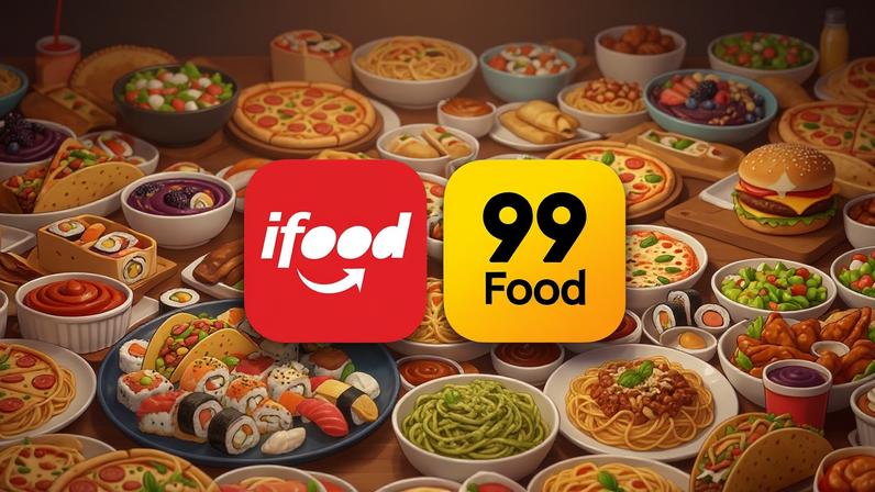 iFood ou 99? Comparei taxas, entrega e preços