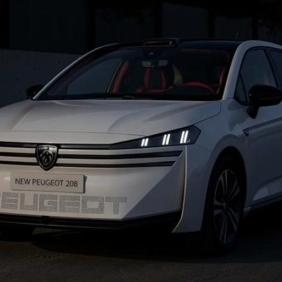 Peugeot 208 2027 traz design retrô e motor produzido na China