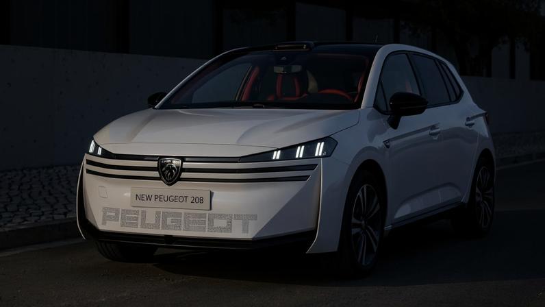 Novo Peugeot 208 2027 em projeção — Foto: Divulgação/Imagem formatada com Google Gemini