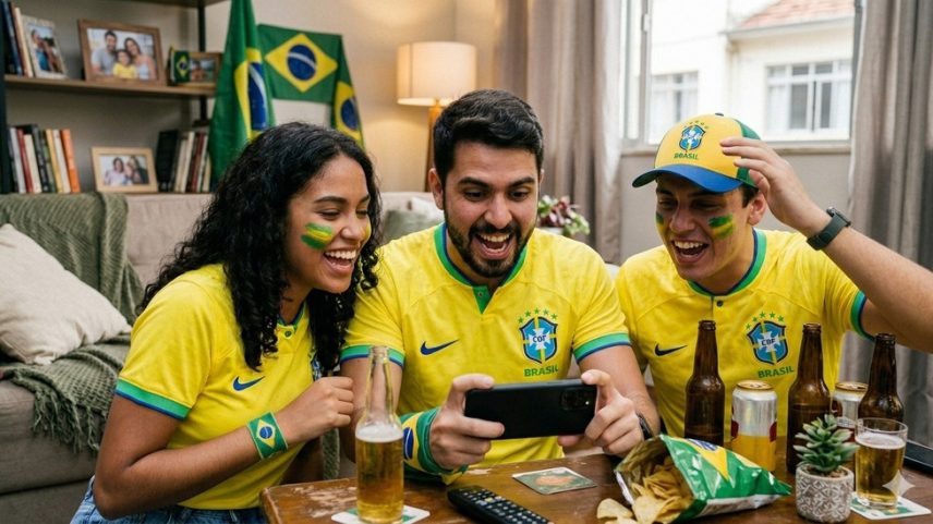 Seu vizinho grita gol antes? Veja como diminuir o delay das transmissões no celular — Foto: Imagem gerada por inteligência artificial/Gemini