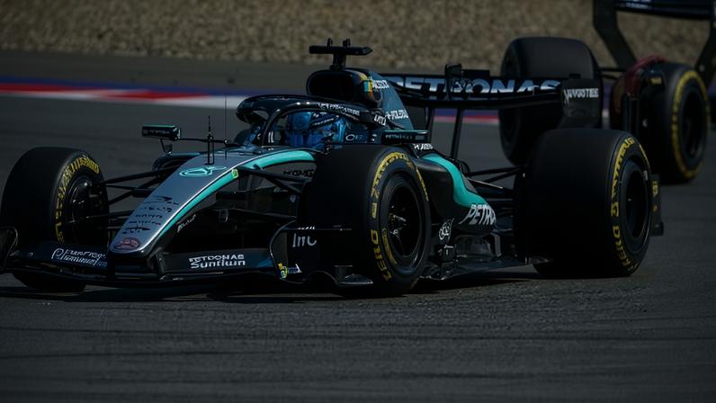 George Russell durante o GP da Áustria