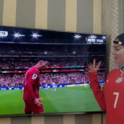 Sara Sampaio celebra goleada de Portugal ao lado de Cristiano Ronaldo