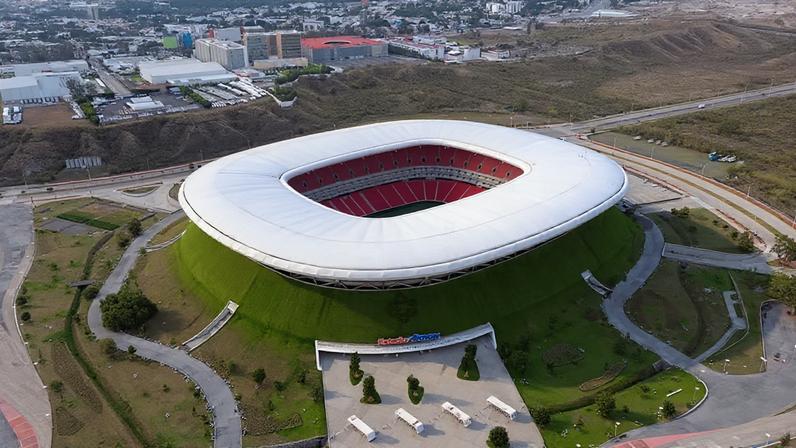 Estádio Akron, em Guadalajara, será uma das 16 sedes da Copa do Mundo de 2026 — Foto: Getty Images
