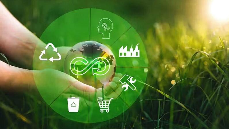 Ilustração para o conceito de economia circular — Foto: Getty Images