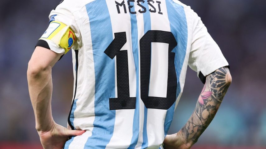 Lionel Messi, camisa 10 da Argentina — Foto: Alex Livesey - Danehouse/Getty Images