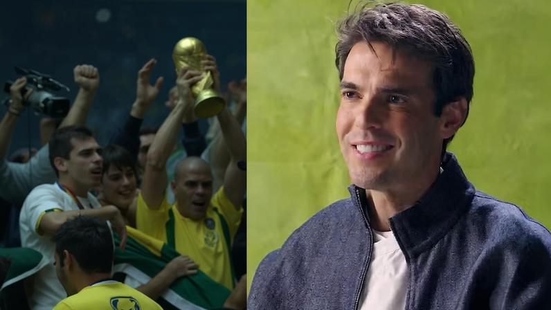 Kaká relembra bastidores da Copa do Mundo de 2002, seu primeiro Mundial — Foto: Reprodução/Youtube GQ Brasil