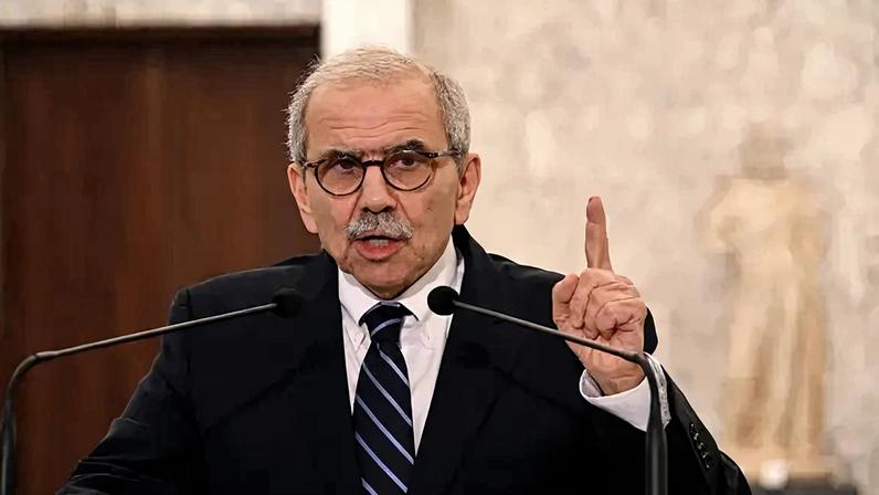 O primeiro-ministro libanês, Nawaf Salam.
