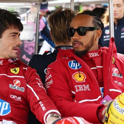 Leclerc aponta evolução de Hamilton na Ferrari e prevê disputa equilibrada