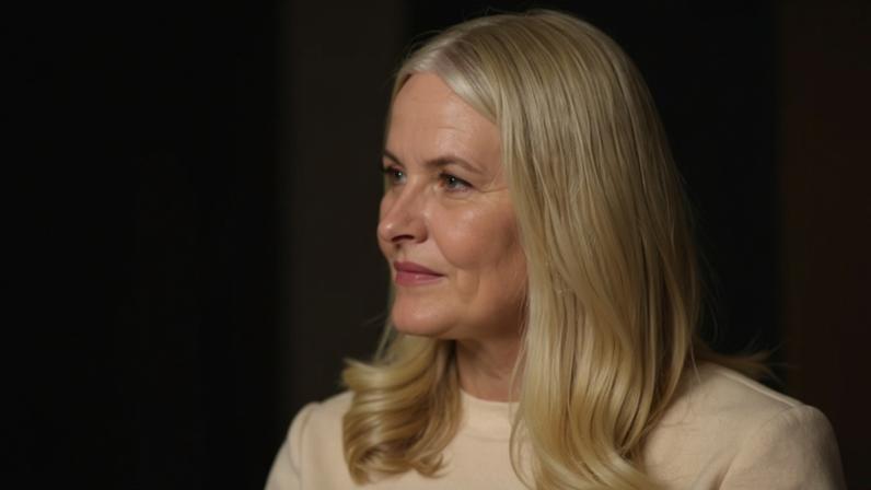 A princesa herdeira da Noruega, Mette-Marit. 05/03/2025