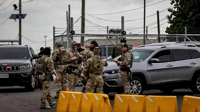 Agentes do ICE. 13/05/2025