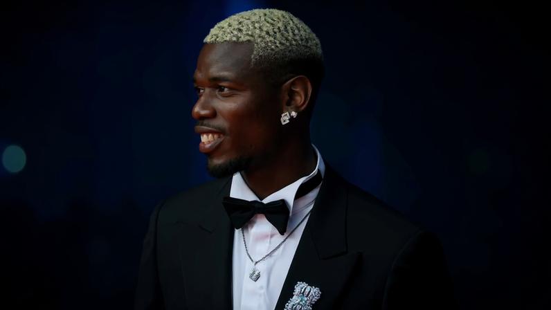 Paul Pogba durante Festival de Cinema em Cannes, na França — Foto: Getty Images