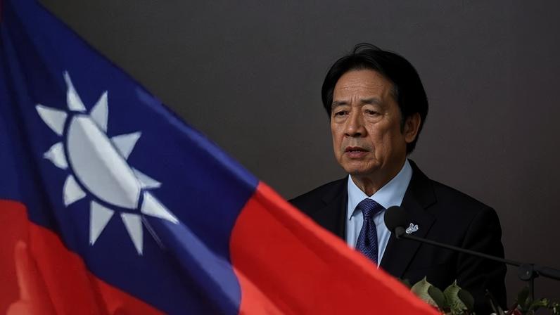 O presidente de Taiwan, Lai Ching-te, em 10 de outubro de 2025.