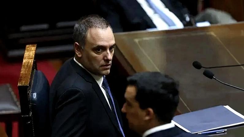O chefe de gabinete de Milei, Manuel Adorni.
