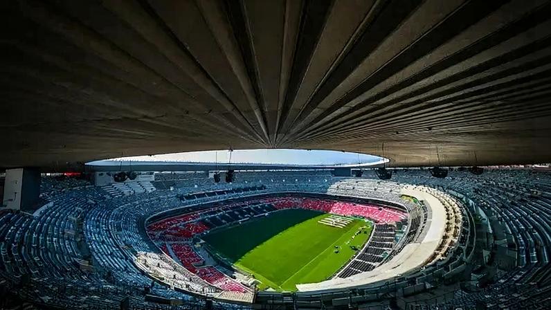 Estádio Azteca, na Cidade do México, palco de abertura da Copa