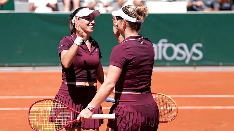 Luisa está classificada para a semifinal em Roland Garros — Foto: Marleen Fouchier/BSR Agency/Getty Images
