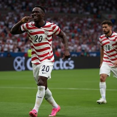 Balogun, autor de gols contra o Paraguai, nasceu nos EUA por acaso
