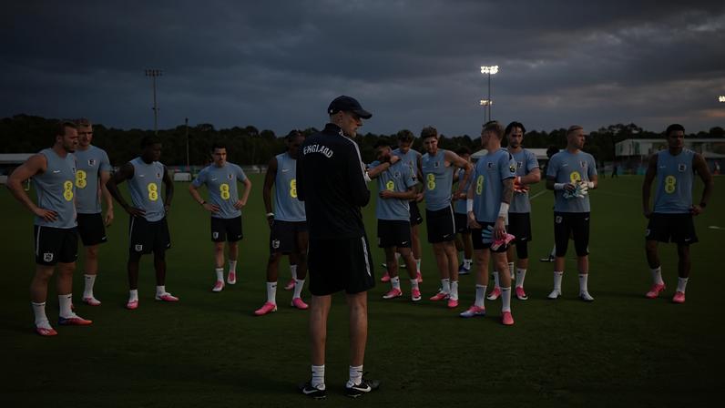 Seleção da Inglaterra durante treino nos Estados Unidos — Foto: Eddie Keogh - The FA/The FA via Getty Images