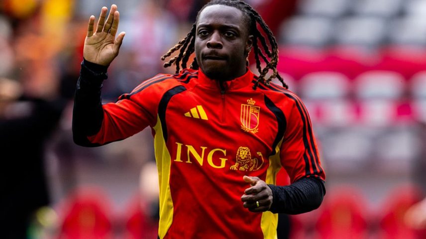Jeremy Doku Bélgica — Foto: Rene Nijhuis/MB Media/Getty Images