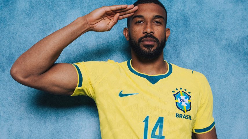 Bremer posa para ensaio do Brasil para a Copa do Mundo — Foto: Getty Images