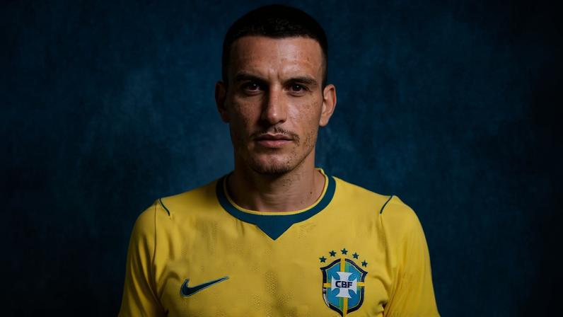 Ibañez posa para ensaio do Brasil para a Copa do Mundo — Foto: Getty Images