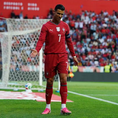 Web reage aos gols perdidos de Ronaldo em amistoso de Portugal