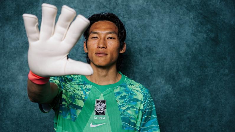 Kim Seung-gyu, goleiro da Coreia do Sul na Copa do Mundo de 2026 — Foto: Molly Darlington / Fifa
