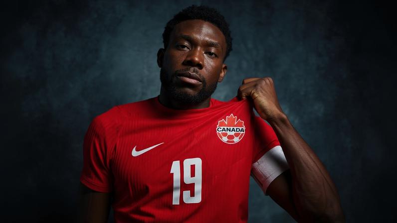 Alphonso Davies vai disputar a segunda Copa do Mundo pelo Canadá — Foto: Getty Images