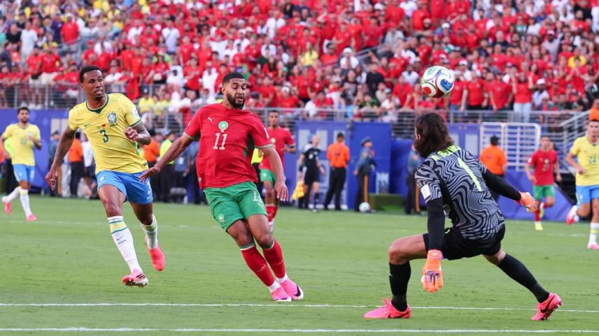 Marrocos abriu o placar contra o Brasil