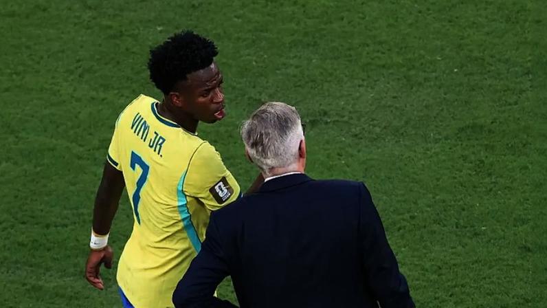 'Ancelotti sempre poderá contar com Vini Jr': imprensa internacional repercute empate entre Brasil e Marrocos na Copa do Mundo