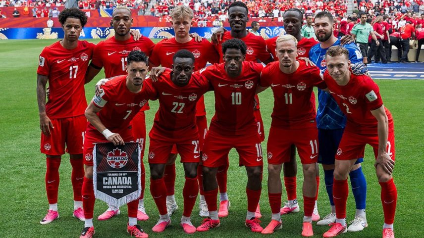 Seleção canadense — Foto: Nicolò Campo/LightRocket via Getty Images