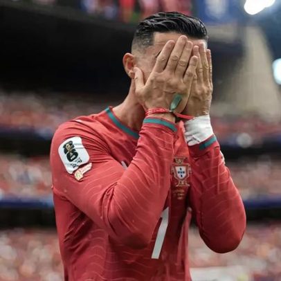 Cristiano Ronaldo falha gol na estreia de Portugal na Copa