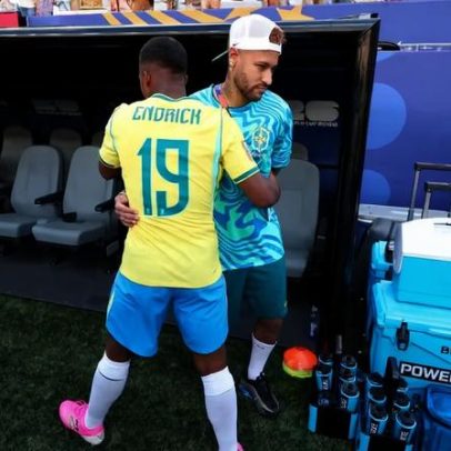 Jogo Falado registra conversa entre Endrick e Neymar sobre entrar no jogo