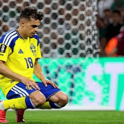 Autor do primeiro gol da Suécia na Copa do Mundo não comemora; entenda o motivo