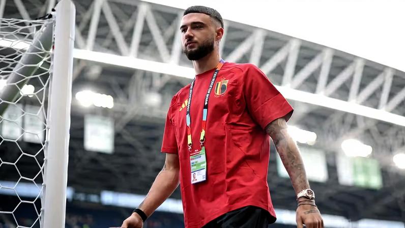 Debast, zagueiro da Bélgica — Foto: Jared C. Tilton - FIFA/FIFA via Getty Images