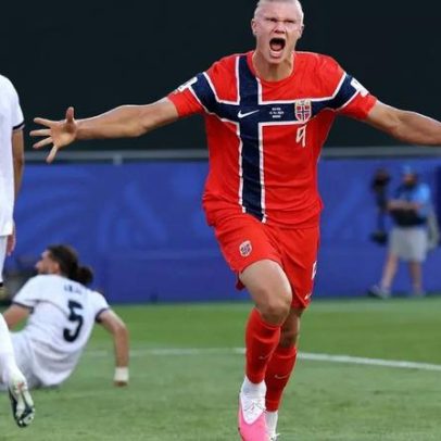 Noruega vence Iraque por 3 a 1 com dois gols de Haaland