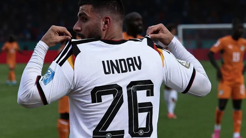 Undav fez dois gols da Alemanha