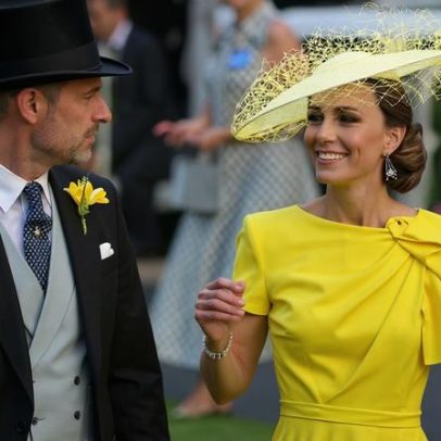 Kate Middleton retorna ao Royal Ascot com look amarelo vibrante