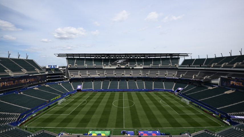 Estádio da FIladélfia recebe França x Iraque — Foto: Hannah Peters/FIFA via Getty Images