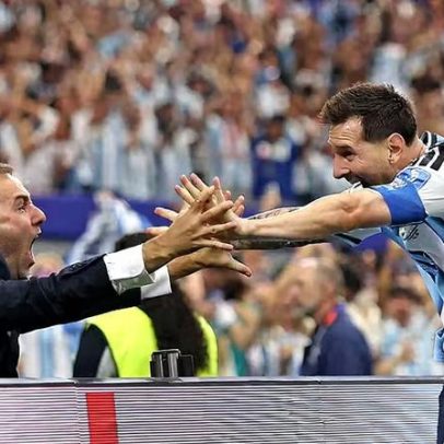 Jornalista argentino relembra comemoração de gol com Messi ainda tremendo