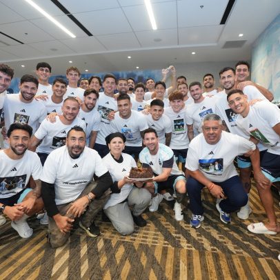 Festa de aniversário de Messi na Argentina inclui camisa personalizada