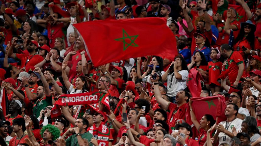 Torcida do Marrocos presente na Copa do Mundo 2026 — Foto: Getty Images