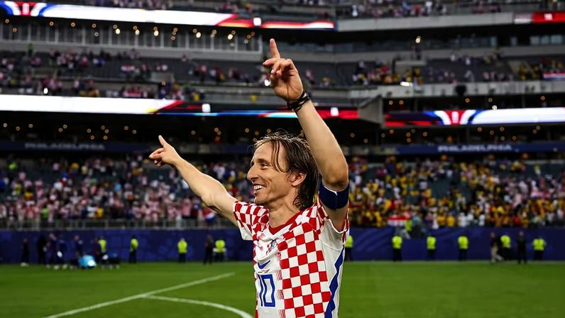 Modric comemora vitória da Croácia sobre Gana — Foto: Joosep Martinson/Getty Images