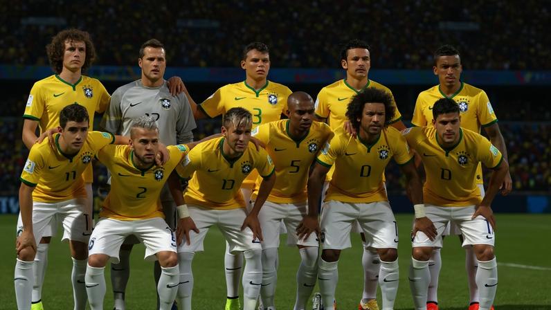 Brasil x Chile em 2014 — Foto: Ian MacNicol/Getty Images