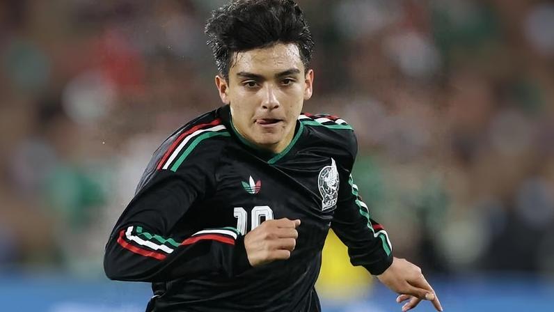 Gilberto Mora, meio-campista da seleção do México, durante amistoso contra a Austrália