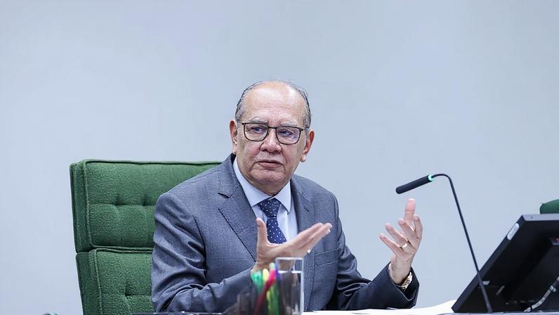 O ministro Gilmar Mendes, do STF, participa do Roda Viva da TV Cultura.