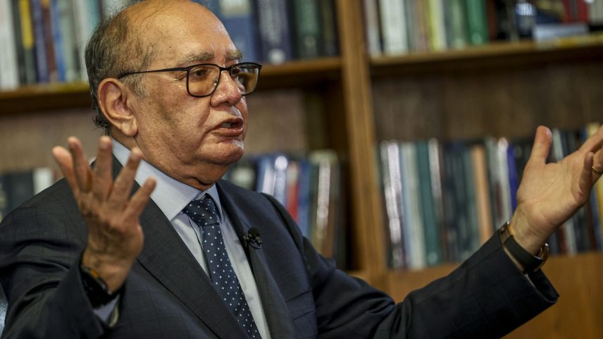 Gilmar Mendes durante entrevista para a Agência Brasil