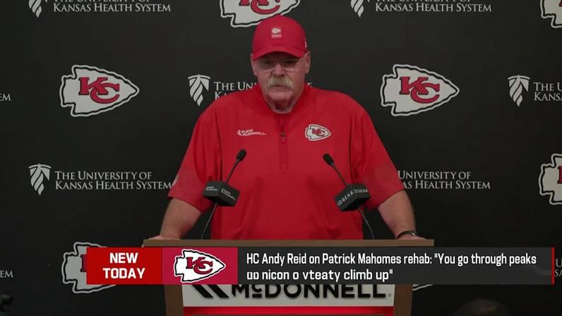 Andy Reid confirma melhoria na recuperação de Patrick Mahomes