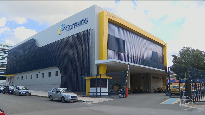 Parte das medidas dos Correios para enfrentar crise histórica, PDV tem baixa adesão de funcionários — Foto: Jornal Nacional/ Reprodução